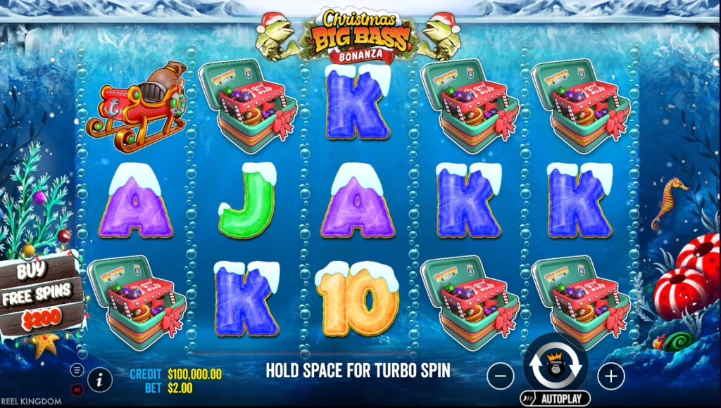 Christmas Big Bass Bonanza main window