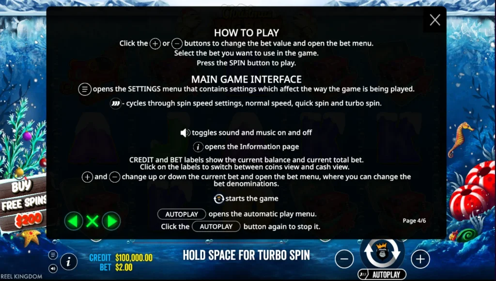 Christmas Big Bass Bonanza page rule 3