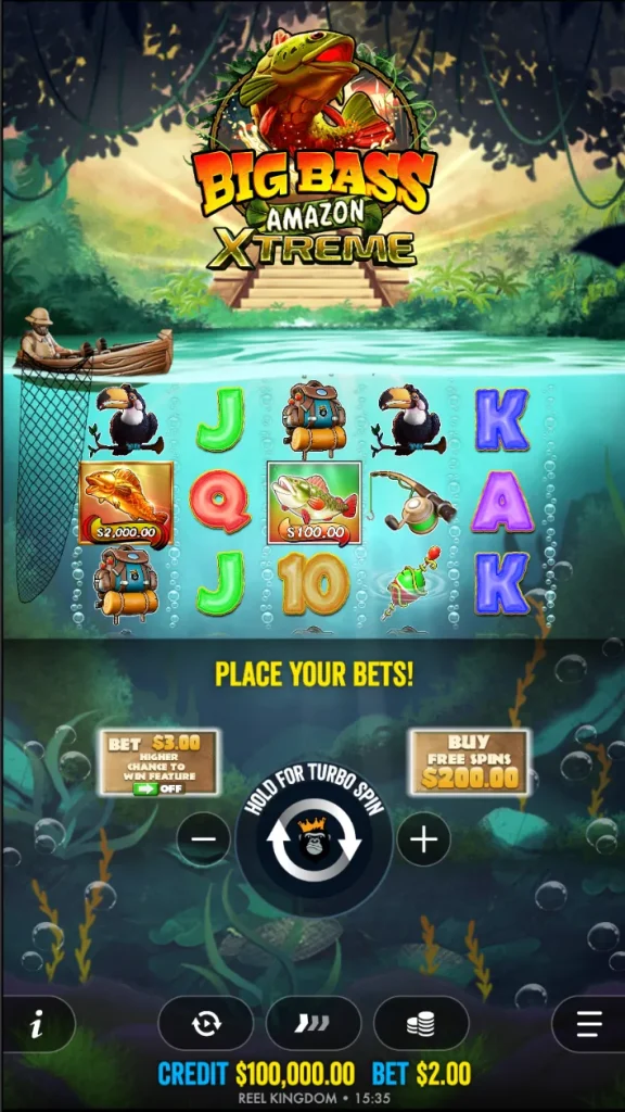 big bass amazon extreme mobile window