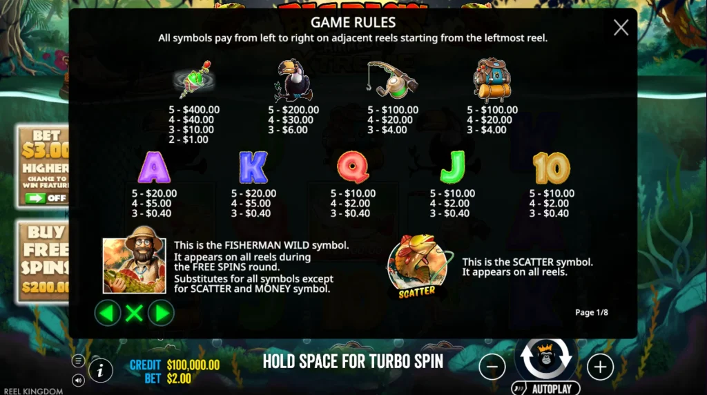 big bass amazon extreme slot rule 1