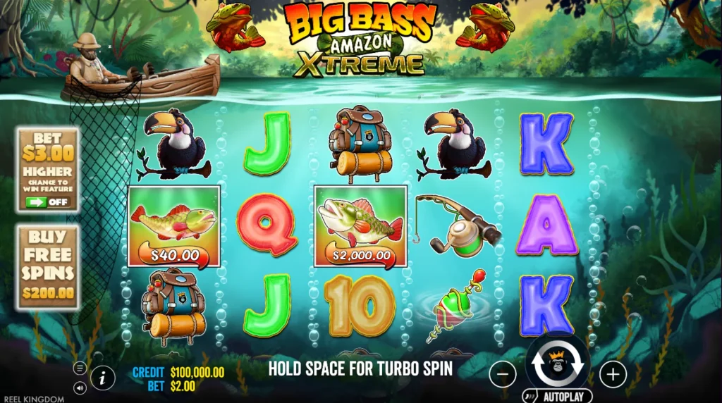 big bass amazon extreme slot window