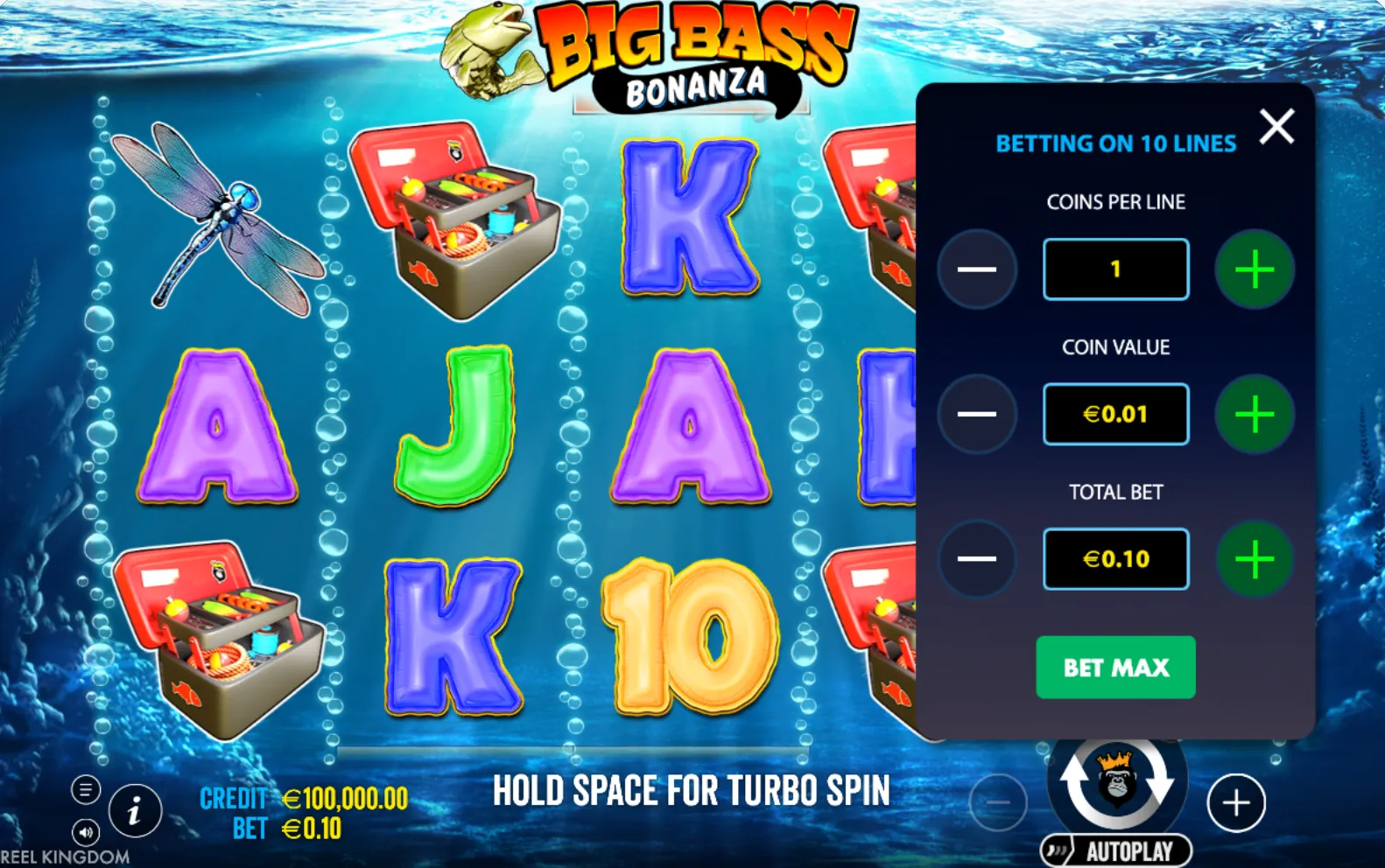 big bass bonanza minimum bet