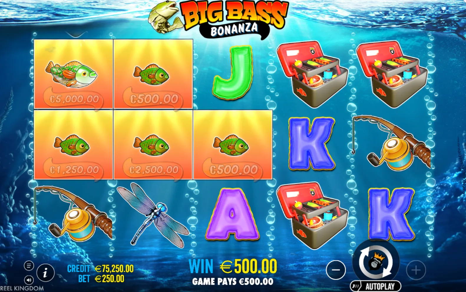 big bass bonanza game win