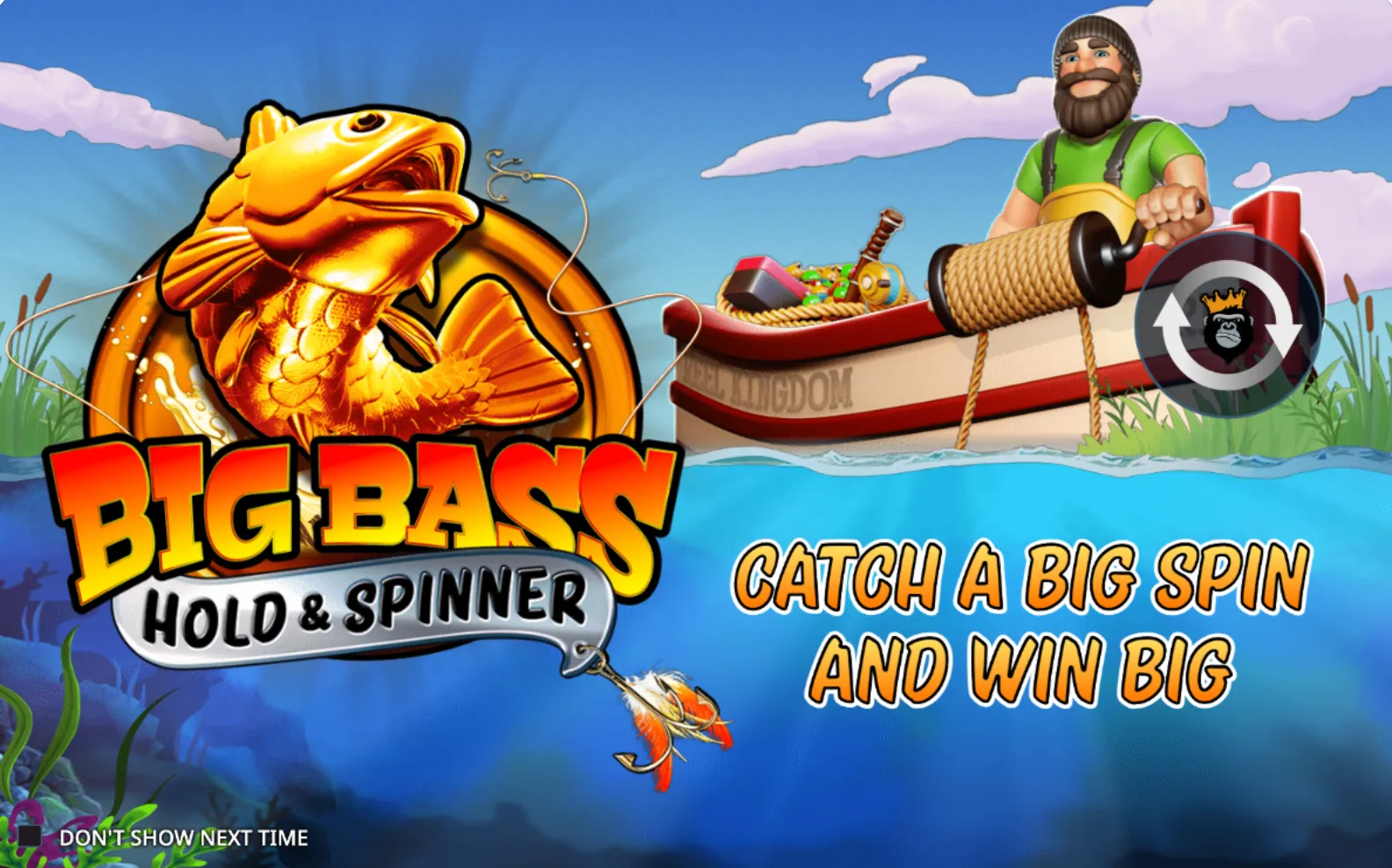 big bass hold spinner