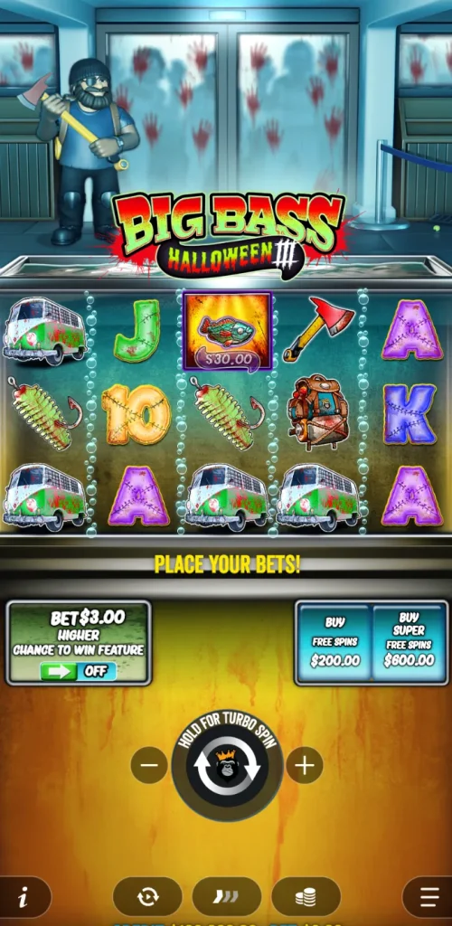 Big Bass Halloween 3 mobile slot game