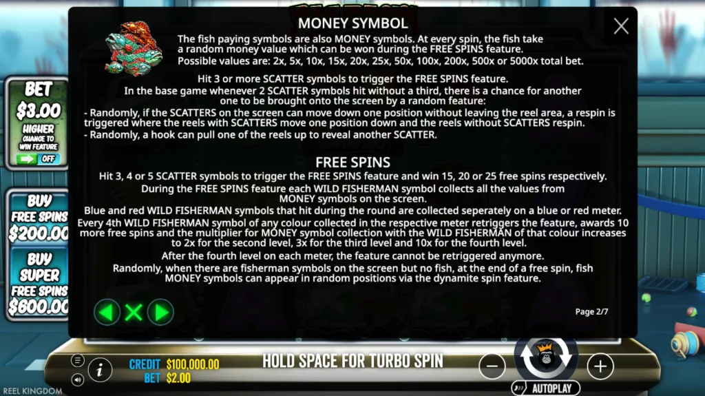 Big Bass Halloween 3 rule page 2