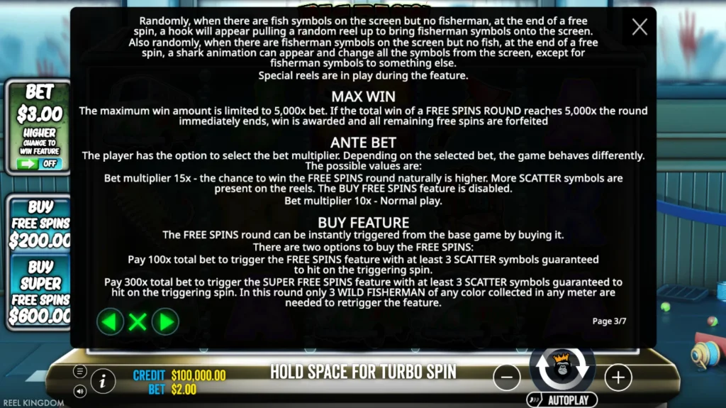 Big Bass Halloween 3 rule page 3