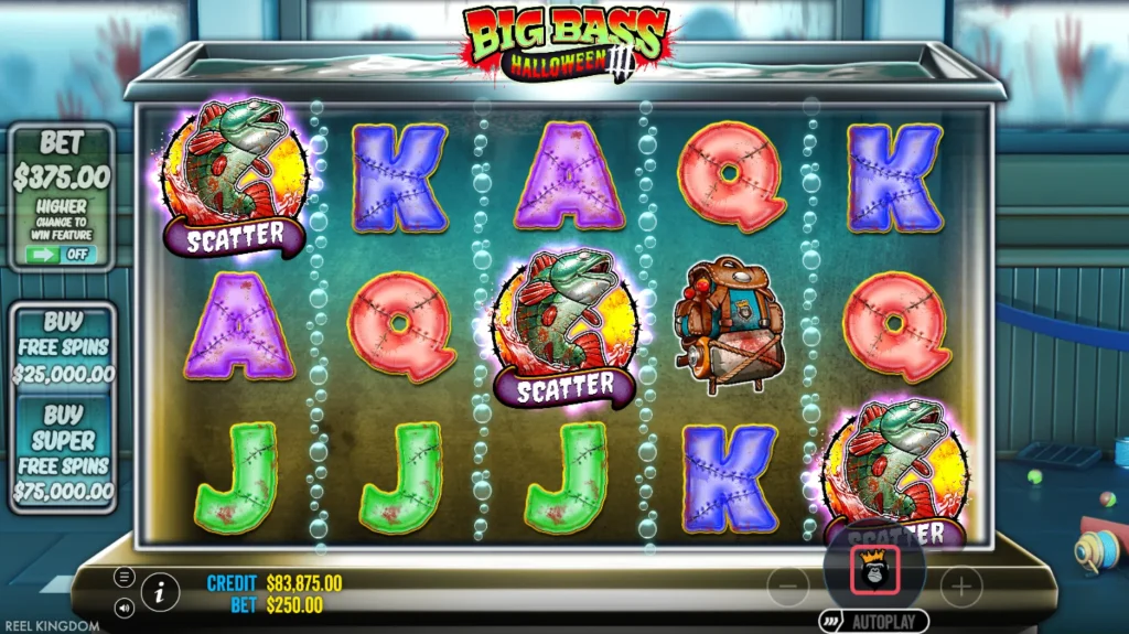 Big Bass Halloween 3 scatter