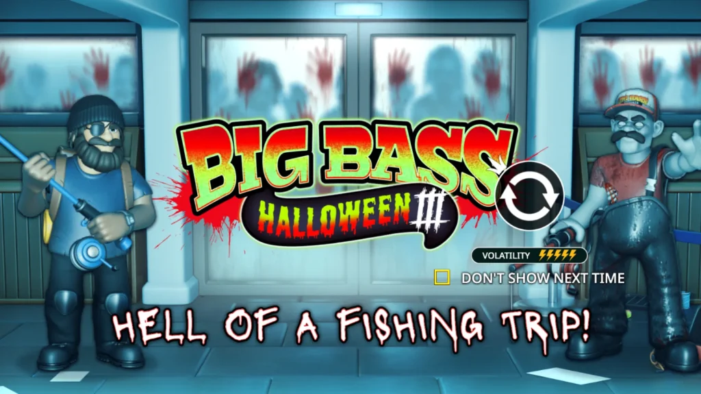 Big Bass Halloween 3 start screen