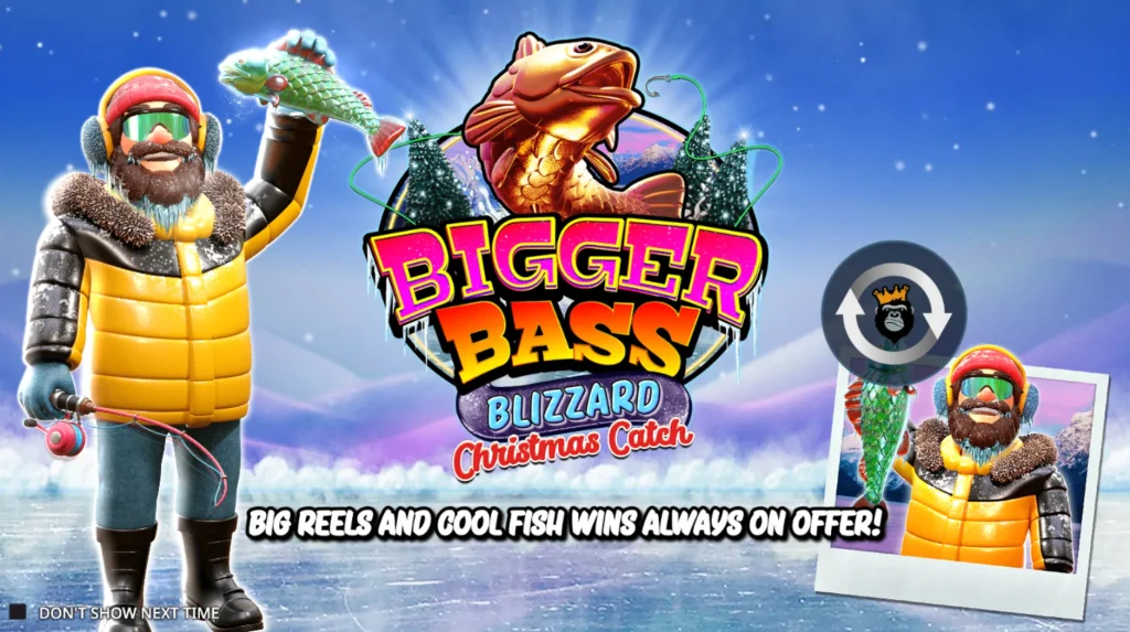 Bigger Bass Blizzard Christmas Catch logo