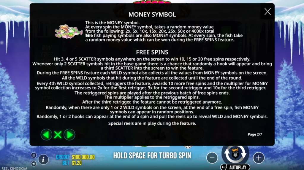 Bigger Bass Blizzard Christmas Catch rule 2