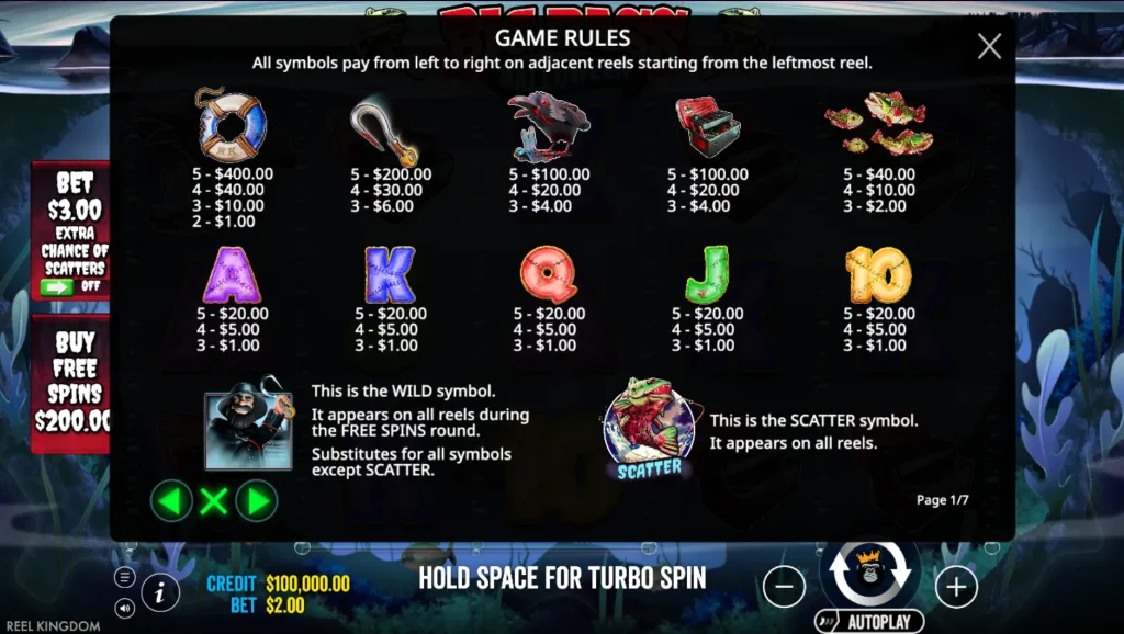 big bass halloween rule 1