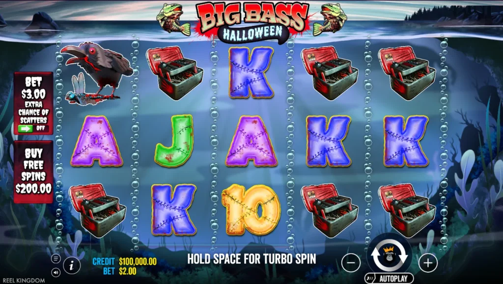 big bass halloween slot window